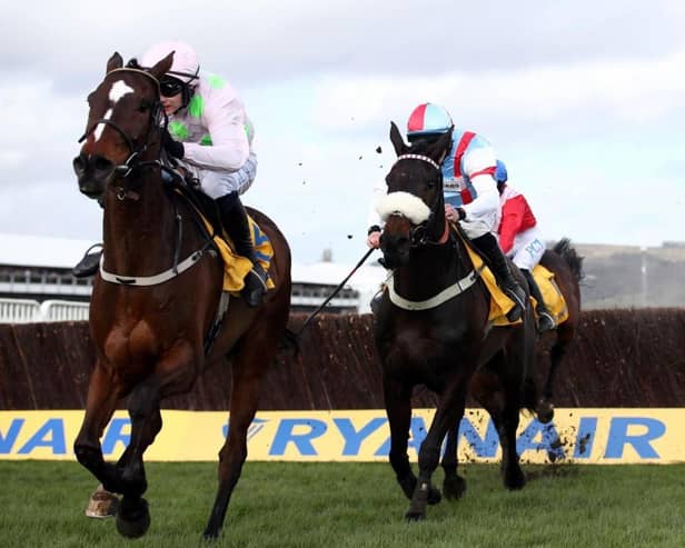 Min and Paul Townend on their way to winning the Grade 1 Ryanair Chase