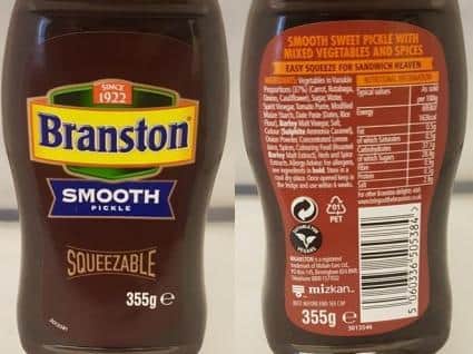 Just one of the products affected