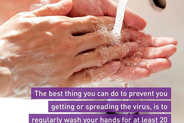 There is a strong hygiene focus in-line with the county councils current hand-washing campaign