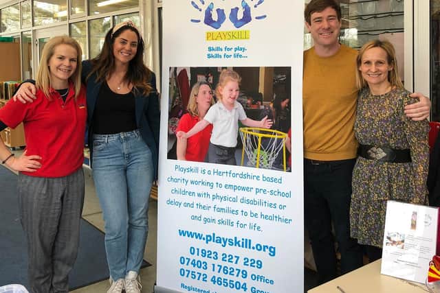 Students from theperforming arts school raised 700 for Playskill when they held a concert, raffle and cake sale
