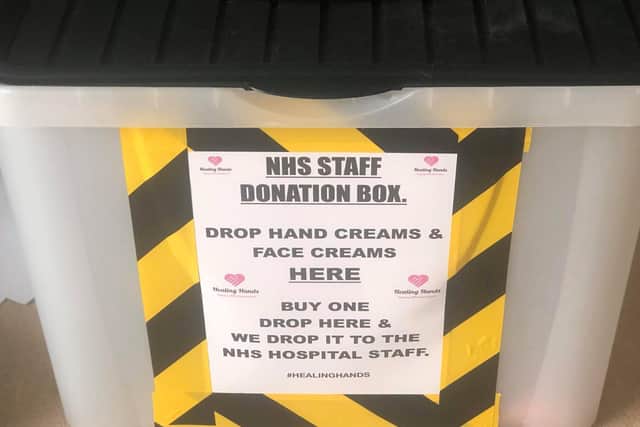 NHS Staff Donation Box
