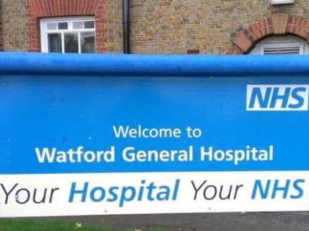 A critical incident was declared at Watford General Hospital on Saturday