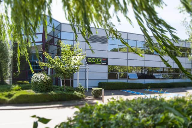 The Opro head office in Hemel Hempstead.