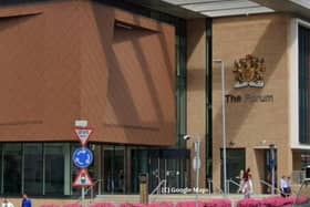 Hemel Hempstead Central Library is in The Forum. (C) Google Maps
