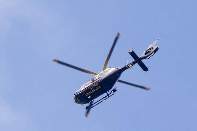 Police helicopter