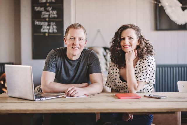 The Buzz Hub Co founders Matthew Bishop and Katy Murray.