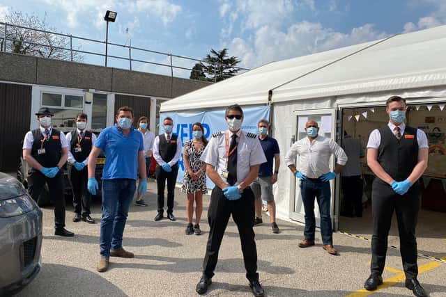 More than 30 easyJet cabin crew and pilots are currently volunteering at Lister Hospital