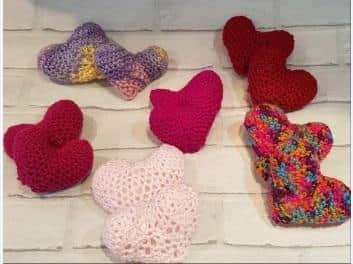 Some of the pairs of the hearts
