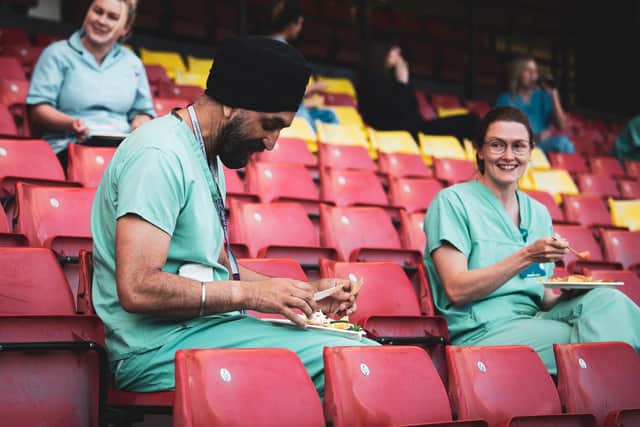 Breakfast and lunch is provided and there is overnight accommodation (C) Watford FC