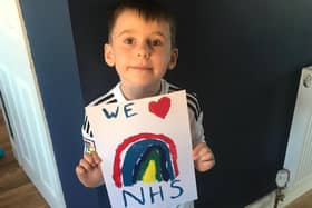 George has already raised over 1,000 for the NHS