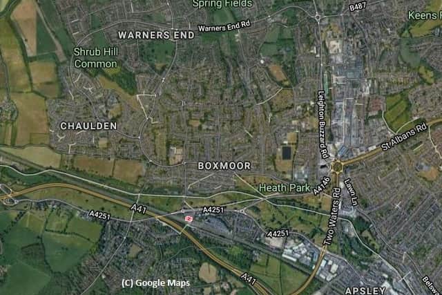 There have been over 200 accidents causing casualties on the A4251 and A41 between 2014 and 2018. (C) Google Maps