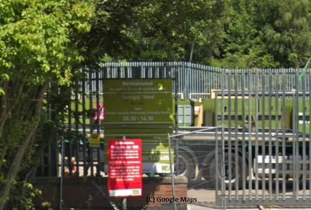 The Household Waste Recycling Centre in Berkhamsted