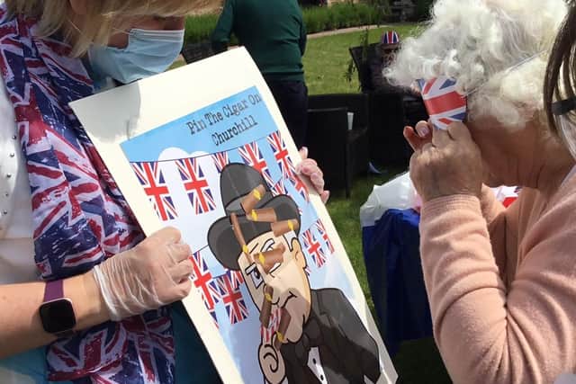 Ashlyns residential home in Berkhamsted organised a street party for residents