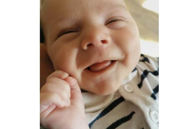 Jacob James was born April 1