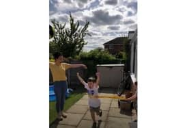 George completed 1,000 laps of his garden at the weekend