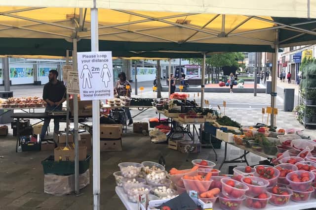 Hemel Hempstead Market (C) Saunders Markets