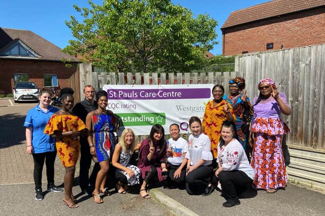St Pauls Care Centre celebrates 'outstanding' rating