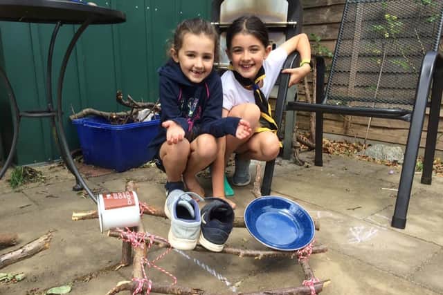 Making a camp gadget during the virtual camp