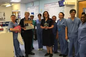 Cadets donate care packages to local hospitals
