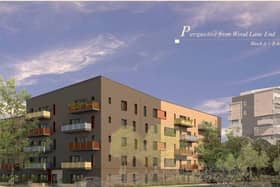 CGI images of the new homes