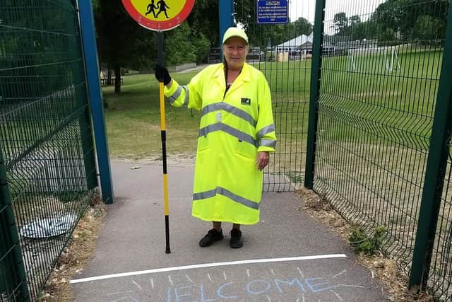 School crossing patrols returned to work last week in Hertfordshire