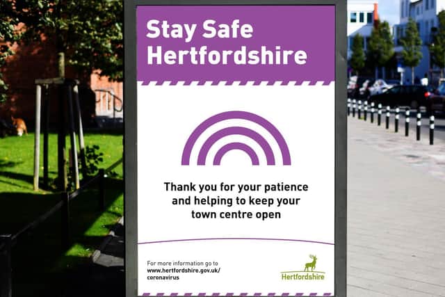 A message from Hertfordshire County Council