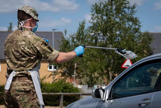 Hertfordshire soldiers are helping to deliver COVID-19 testing