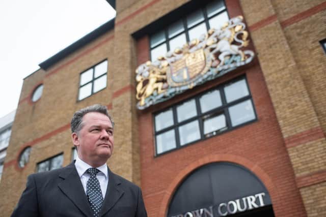 Mr Lloyd outside St Albans Crown Court