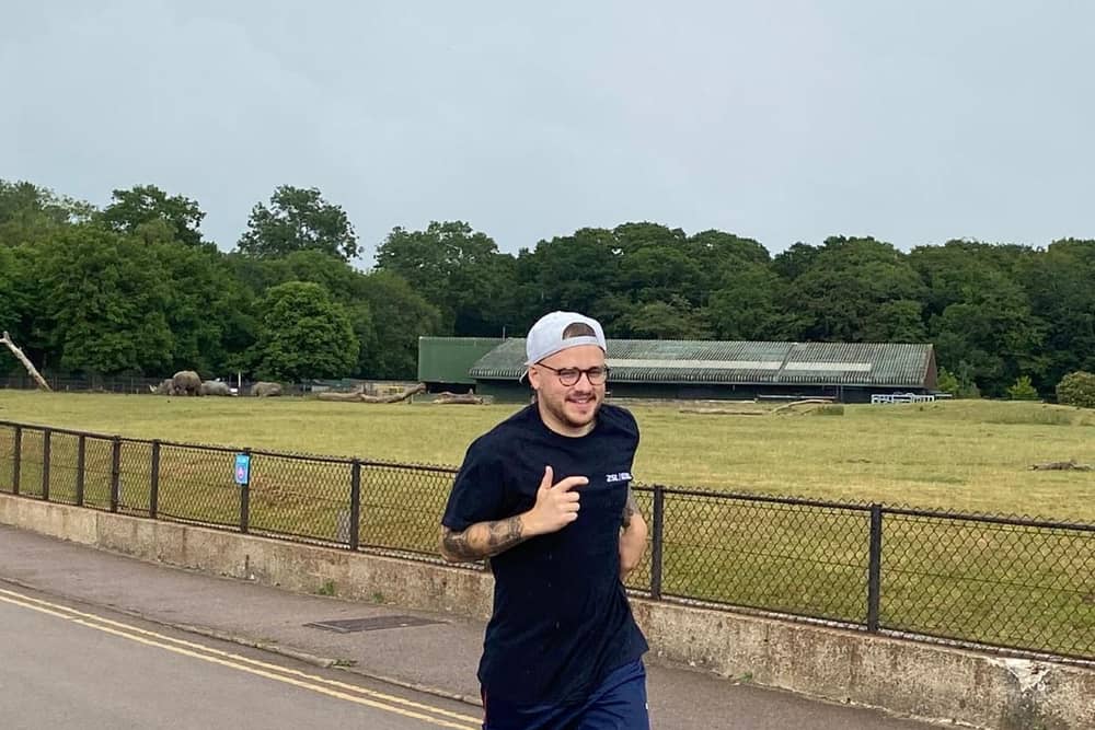 George will be running a marathon around the zoo on Friday (C) ZSL