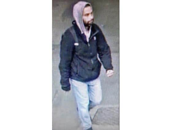 Police have released an image of a man they would like to speak to