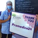 Promedica24 donates PPE to support frontline workers at the Hospice of St Francis