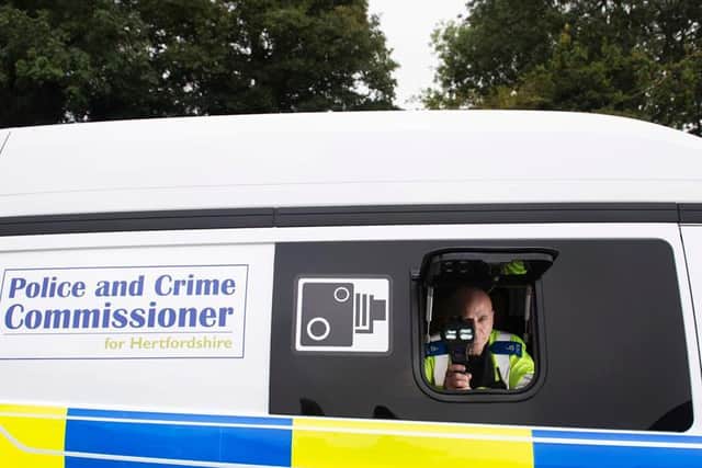 Road safety camera vans operating in Dacorum