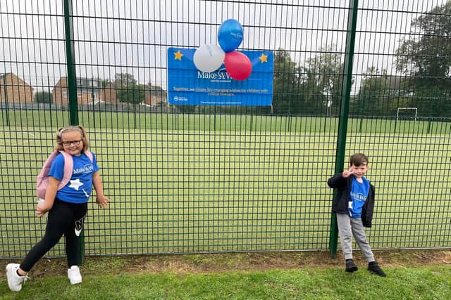 Niamh and DJ are raising money for the Make A Wish Foundation