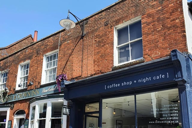 Independent Coffee Shop in Hemel Hempstead Old Town. One person said: "The Hive lovely coffee and wonderful cakes and pleasant staff."