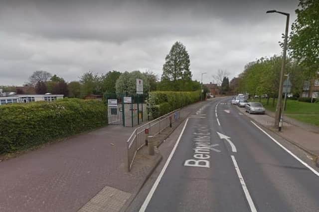 Mr Ahmed calls for traffic lights or a zebra crossing outside the school