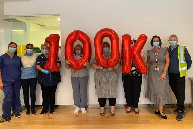 Celebrations as Maxted Road vaccination centre passes 100,000 jab milestone