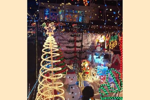 Christmas lights display raises money for Rennie Grove