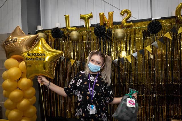The donation was made as part of the company’s global Amazon Goes Gold campaign