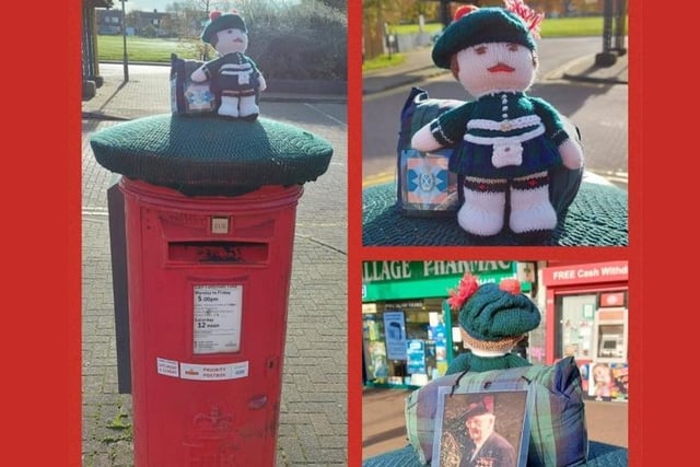 Yarn Bomb Hemel Hempstead is raising money for Royal British Legion 100th year and Hemel Hempstead Poppy Appeal