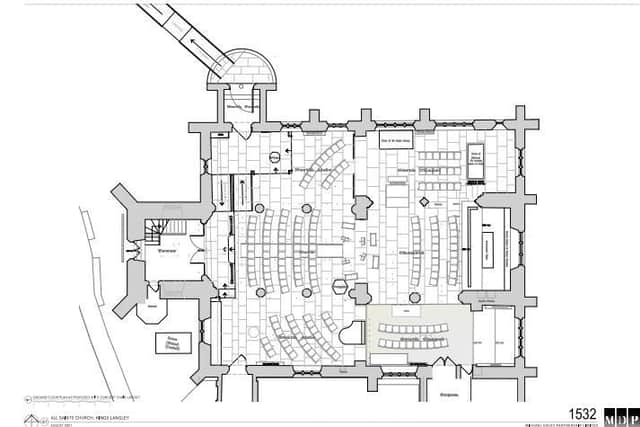 Plan with Proposed concert Seating