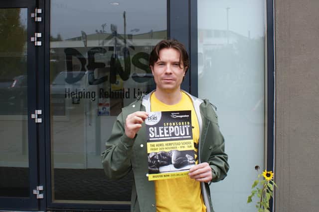 Joe Dempsie will be participating in the charity's Sponsored Sleepout