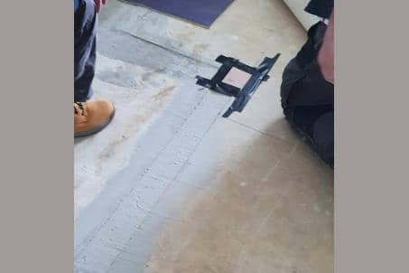 Rachel says she has made complaints to Hightown Housing Association and Barratt homes about her flooring for four years