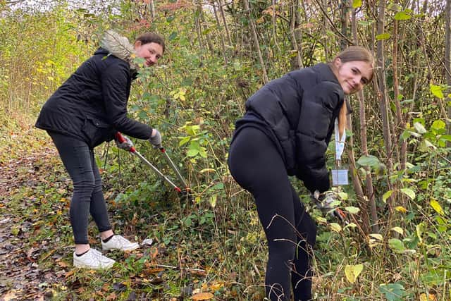 A key part of the Rising Futures programme is thePlay Your Part day, where students volunteer with a local community project