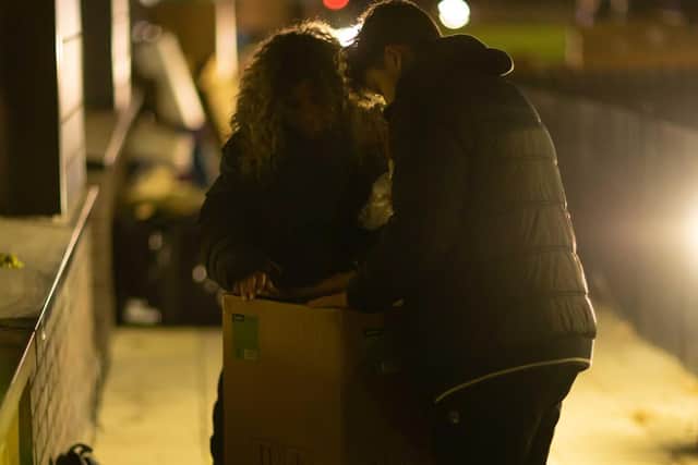 The Sleepout exceeded the charity's £30,000 fundraising target