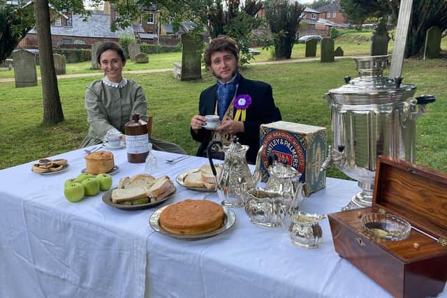 The cemetery is proving to be a beautiful setting for live performances