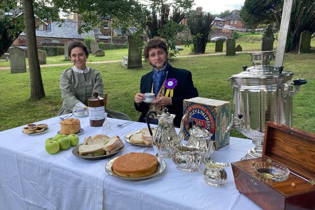 The cemetery is proving to be a beautiful setting for live performances