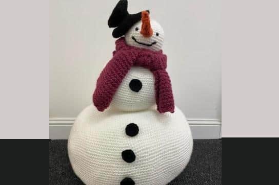 New giant snowman called 'Lumpy'