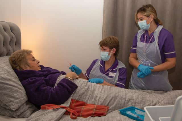 Rennie Grove’s hospice at home nurses visit patients at any time of the day or night