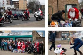 Dacorum Motorcycle Riders delivered presents to Watford Hospital
