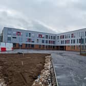 The outside of the new building